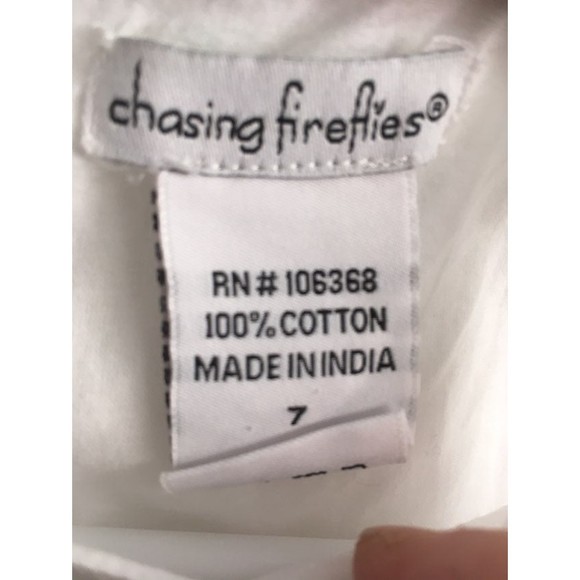 Chasing Fireflies Size 7 White Dress - Picture 3 of 4
